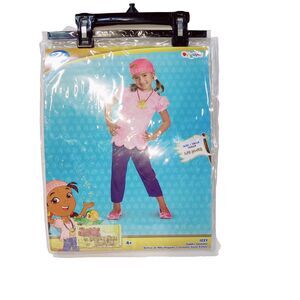 Disney Izzy Pirate Jake Neverland Pirates Toddler Costume Size L 4-6X